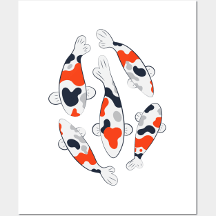 Japanese Koi Fish Posters and Art